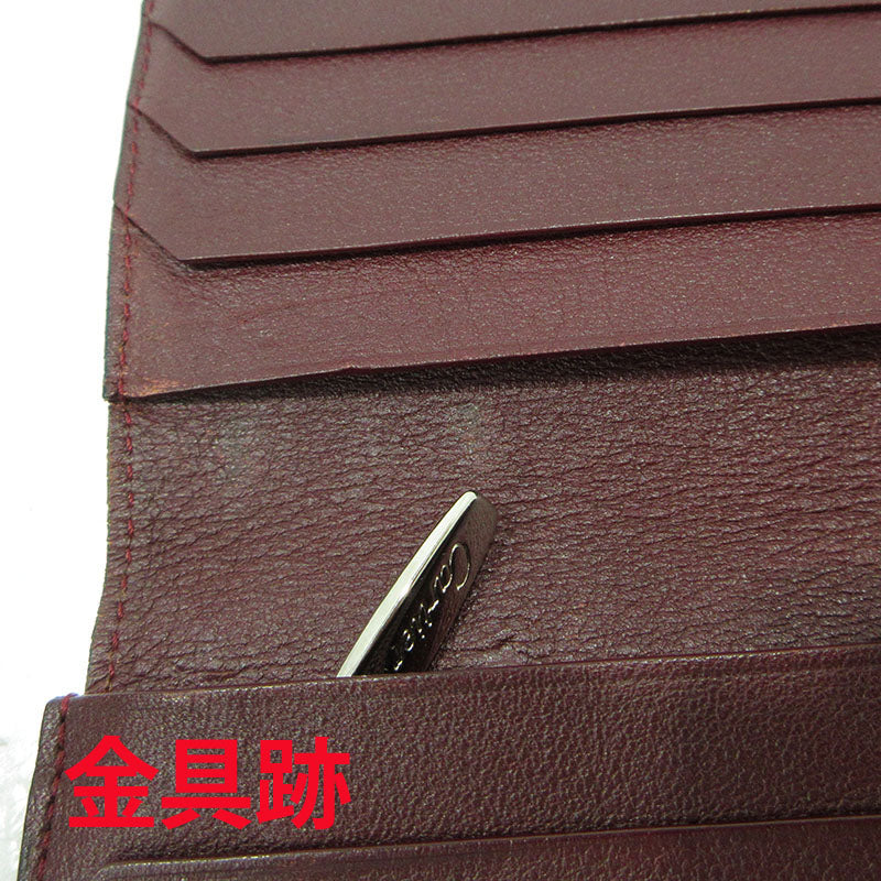 CARTIER | カルティエ 二つ折り財布 長財布 ブラック【三重本店】
