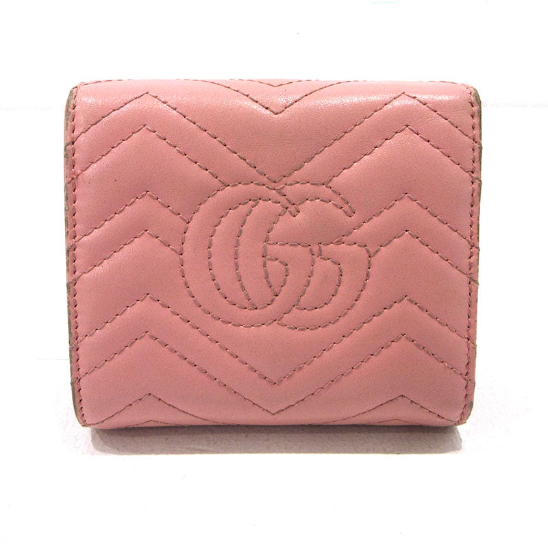 GUCCI | グッチ 二つ折り財布 598629 ピンク【三重本店】