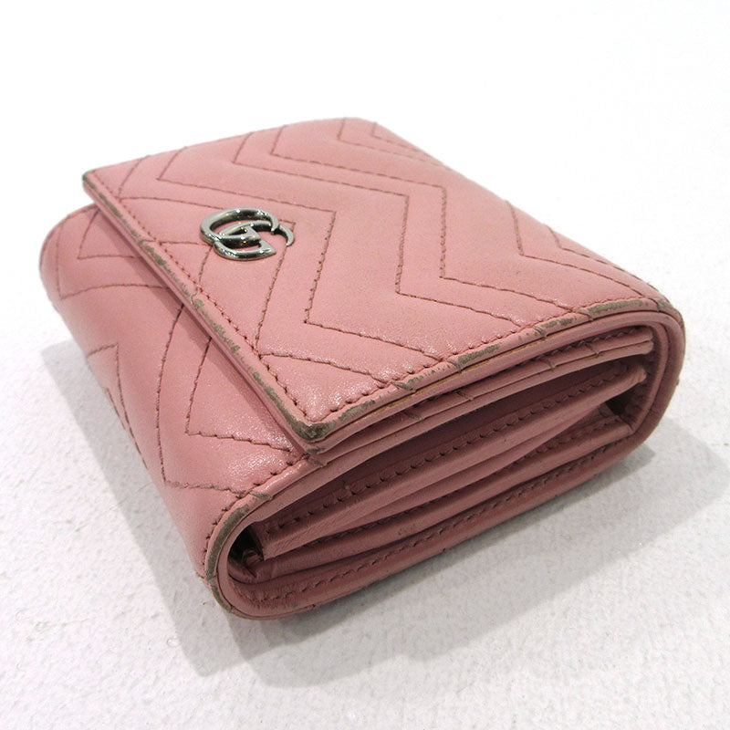 GUCCI | グッチ 二つ折り財布 598629 ピンク【三重本店】