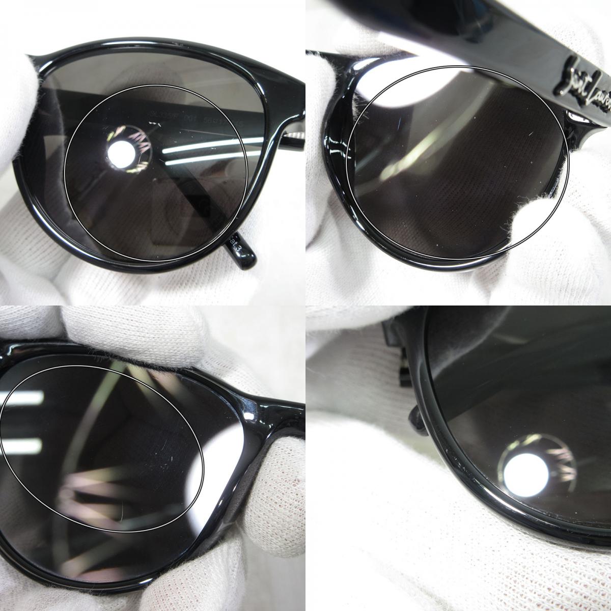 SAINT LAURENT | サンローラン ボストンシェイプ サングラス サイズ：56□17-145 サングラス SL335/F 001 ブラック【三重本店】