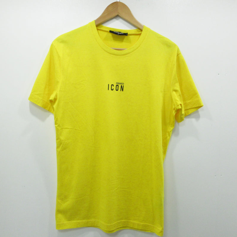 DSQUARED2 | ディースクエアード ICONロゴ 半袖Ｔシャツ S79GC0010 イエロー サイズ：S【三重本店】