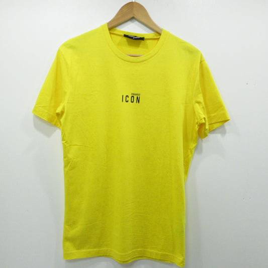 DSQUARED2 | ディースクエアード ICONロゴ 半袖Ｔシャツ S79GC0010 イエロー サイズ：S【三重本店】