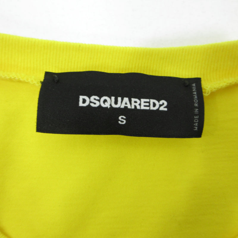 DSQUARED2 | ディースクエアード ICONロゴ 半袖Ｔシャツ S79GC0010 イエロー サイズ：S【三重本店】
