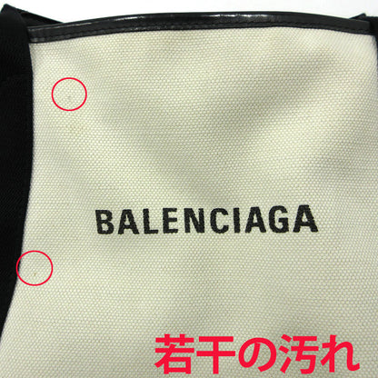 BALENCIAGA | バレンシアガ ネイビーカバスS トートバッグ 339933 ホワイト【三重本店】