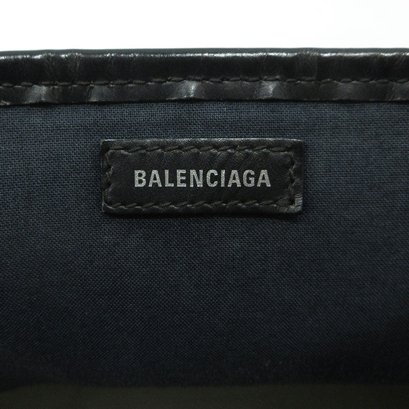 BALENCIAGA | バレンシアガ ネイビーカバスS トートバッグ 339933 ホワイト【三重本店】