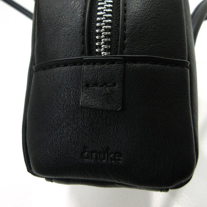 anuke l アンヌーク ミニボストンバッグ ハンドバッグ ブラック【三重本店】