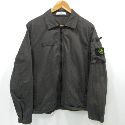 STONE ISLAND | ストーンアイランド ORGANIC STRETCH BROKEN TWILL COTTON ’OLD’ EFFECT コットンブルゾン その他アウター K1S151200003S0004 グレー サイズ：M【三重本店】