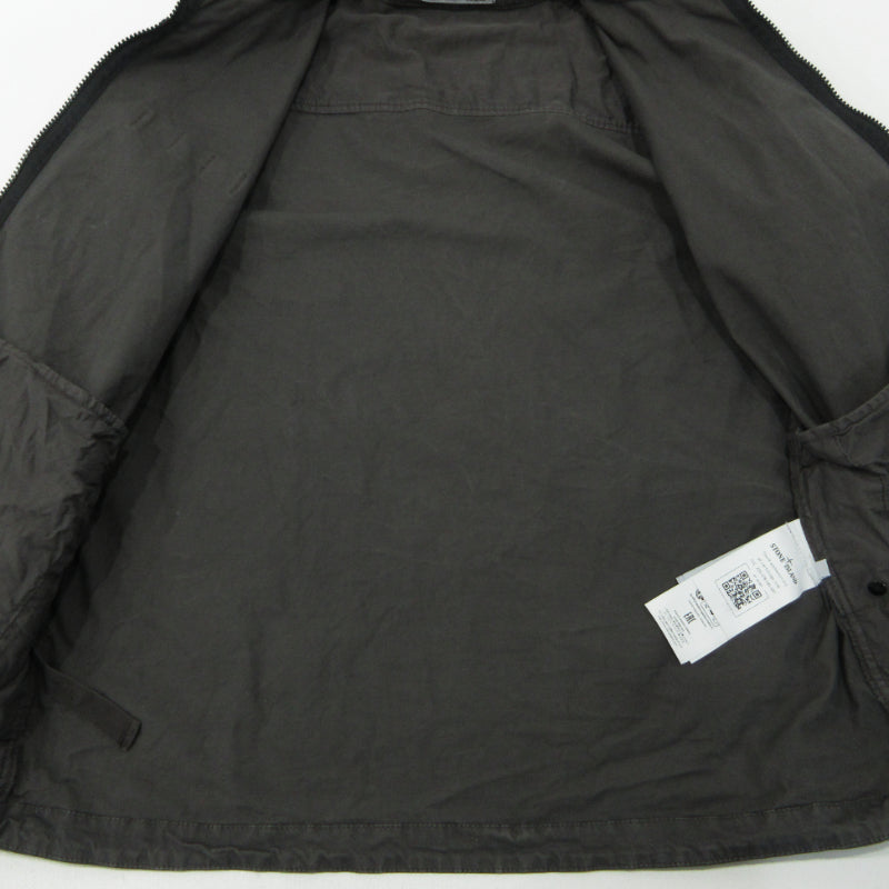 STONE ISLAND | ストーンアイランド ORGANIC STRETCH BROKEN TWILL COTTON ’OLD’ EFFECT コットンブルゾン その他アウター K1S151200003S0004 グレー サイズ：M【三重本店】