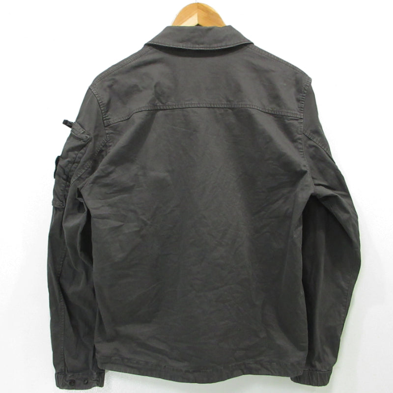 STONE ISLAND | ストーンアイランド ORGANIC STRETCH BROKEN TWILL COTTON ’OLD’ EFFECT コットンブルゾン その他アウター K1S151200003S0004 グレー サイズ：M【三重本店】