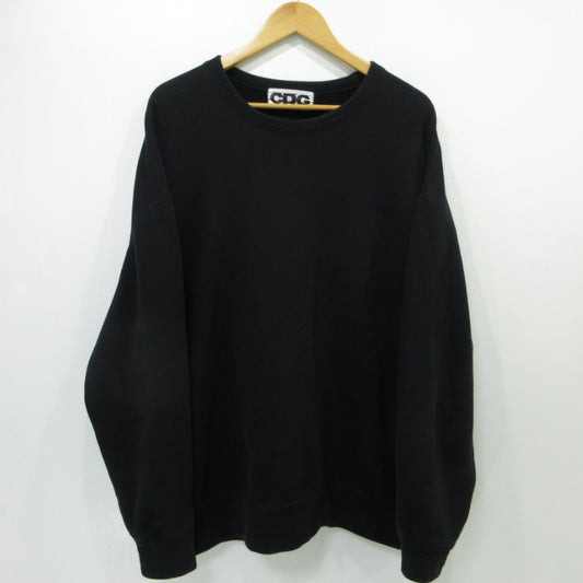 COMME des GARCONS | コムデギャルソン CDG OVERSIZED CREW NECK SWEATSHIRT スウェット SZ-T055 ブラック サイズ：M【三重本店】