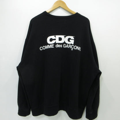COMME des GARCONS | コムデギャルソン CDG OVERSIZED CREW NECK SWEATSHIRT スウェット SZ-T055 ブラック サイズ：M【三重本店】