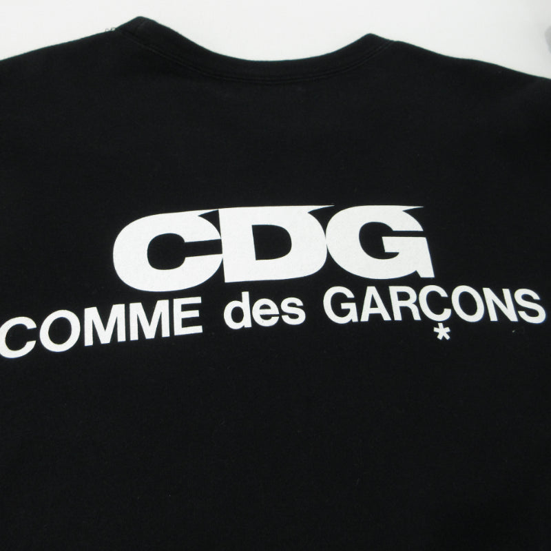 COMME des GARCONS | コムデギャルソン CDG OVERSIZED CREW NECK SWEATSHIRT スウェット SZ-T055 ブラック サイズ：M【三重本店】
