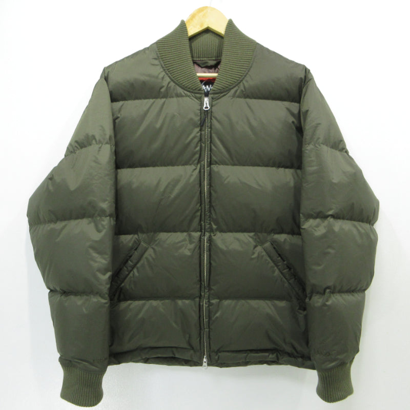 NANGA | ナンガ x atmos アトモス aurola-tex down jacket オーロラテックスダウンジャケット ダウンジャケット 23B107 オリーブ サイズ：M【三重本店】