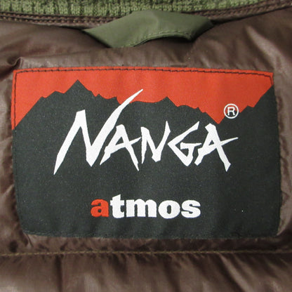 NANGA | ナンガ x atmos アトモス aurola-tex down jacket オーロラテックスダウンジャケット ダウンジャケット 23B107 オリーブ サイズ：M【三重本店】