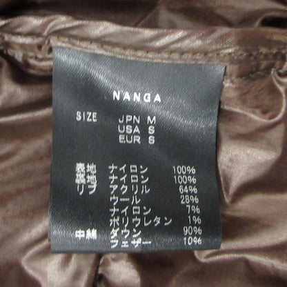 NANGA | ナンガ x atmos アトモス aurola-tex down jacket オーロラテックスダウンジャケット ダウンジャケット 23B107 オリーブ サイズ：M【三重本店】