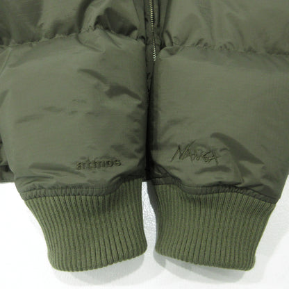NANGA | ナンガ x atmos アトモス aurola-tex down jacket オーロラテックスダウンジャケット ダウンジャケット 23B107 オリーブ サイズ：M【三重本店】