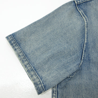 DIESEL | ディーゼル ベースボールシャツ 半袖シャツ ブルー サイズ：XXL【三重本店】