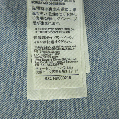 DIESEL | ディーゼル ベースボールシャツ 半袖シャツ ブルー サイズ：XXL【三重本店】