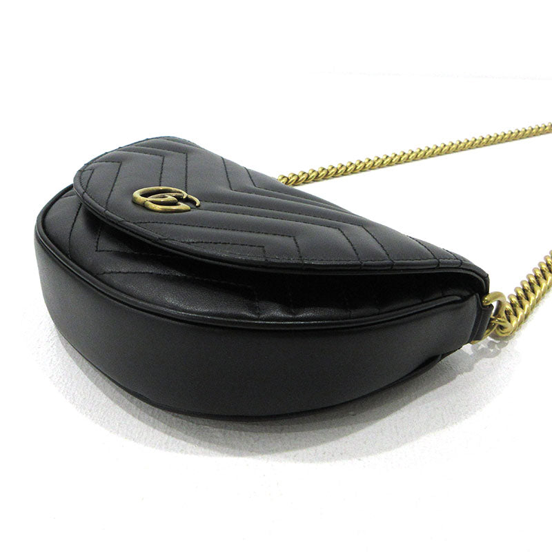 GUCCI | グッチ チェーン ショルダーバッグ 746431 ブラック【三重本店】