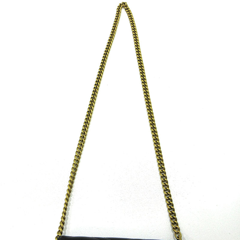 GUCCI | グッチ チェーン ショルダーバッグ 746431 ブラック【三重本店】