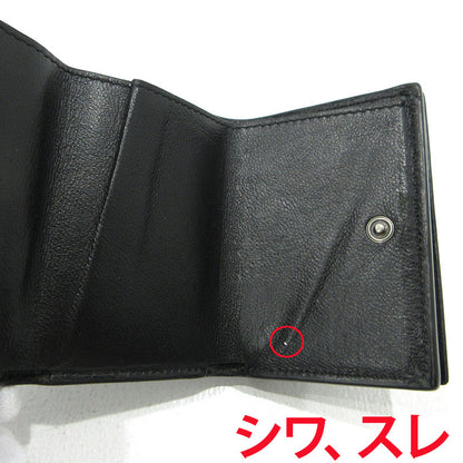 BALENCIAGA | バレンシアガ BBロゴ コンパクトウォレット 三つ折り財布 594312 ブラック【三重本店】
