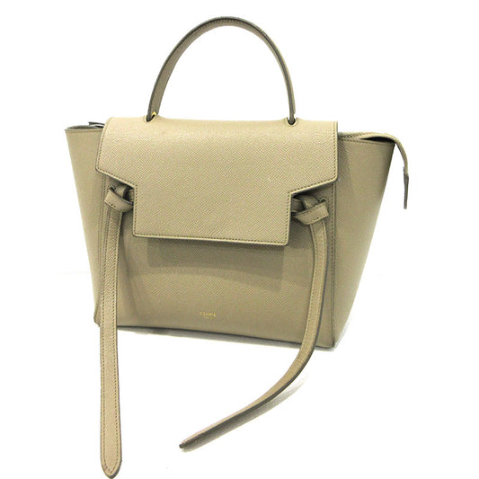 CELINE | セリーヌ ベルトバッグ マイクロ 2way ショルダーバッグ ハンドバッグ 189153 ベージュ【三重本店】