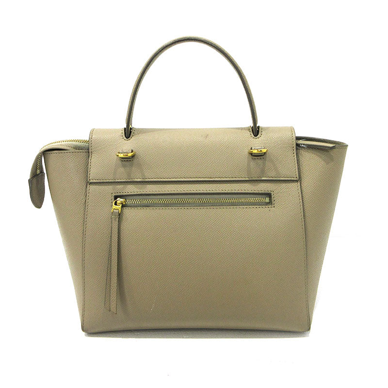 CELINE | セリーヌ ベルトバッグ マイクロ 2way ショルダーバッグ ハンドバッグ 189153 ベージュ【三重本店】