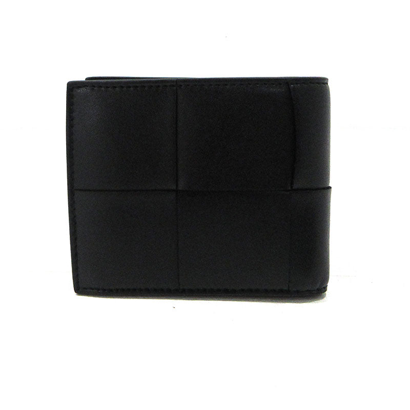 BOTTEGA VENETA | ボッテガヴェネタ カセット 二つ折り財布 649605 ブラック【三重本店】