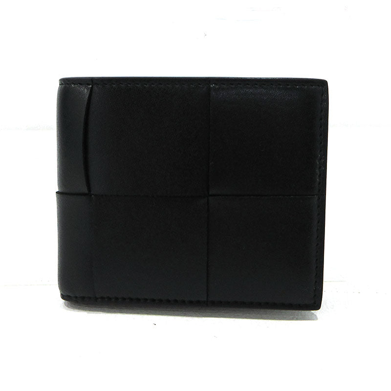 BOTTEGA VENETA | ボッテガヴェネタ カセット 二つ折り財布 649605 ブラック【三重本店】