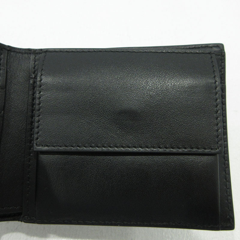 BOTTEGA VENETA | ボッテガヴェネタ カセット 二つ折り財布 649605 ブラック【三重本店】