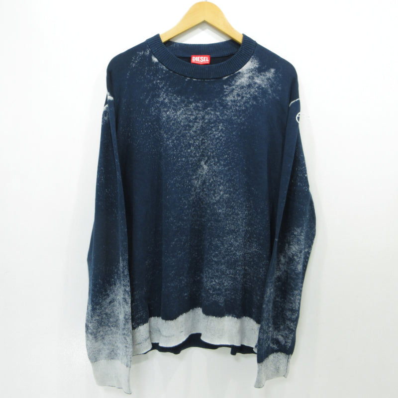 DIESEL | ディーゼル k-larence-b ニット ブルー サイズ：XXL【三重本店】