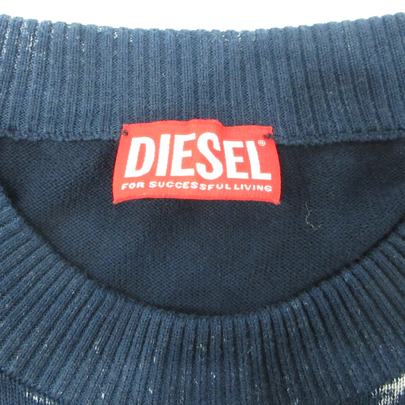 DIESEL | ディーゼル k-larence-b ニット ブルー サイズ：XXL【三重本店】
