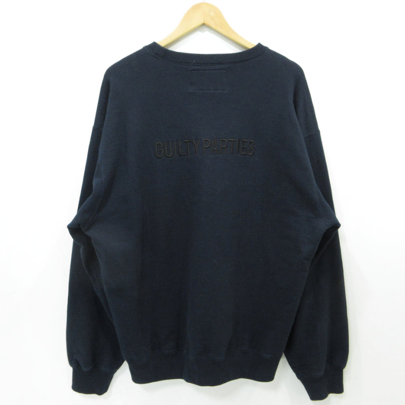 WACKOMARIA | ワコマリア ヘビーウェイトクルーネックスウェットシャツ スウェット 25sse-wmc-ss03 ブラック サイズ：XL【三重本店】