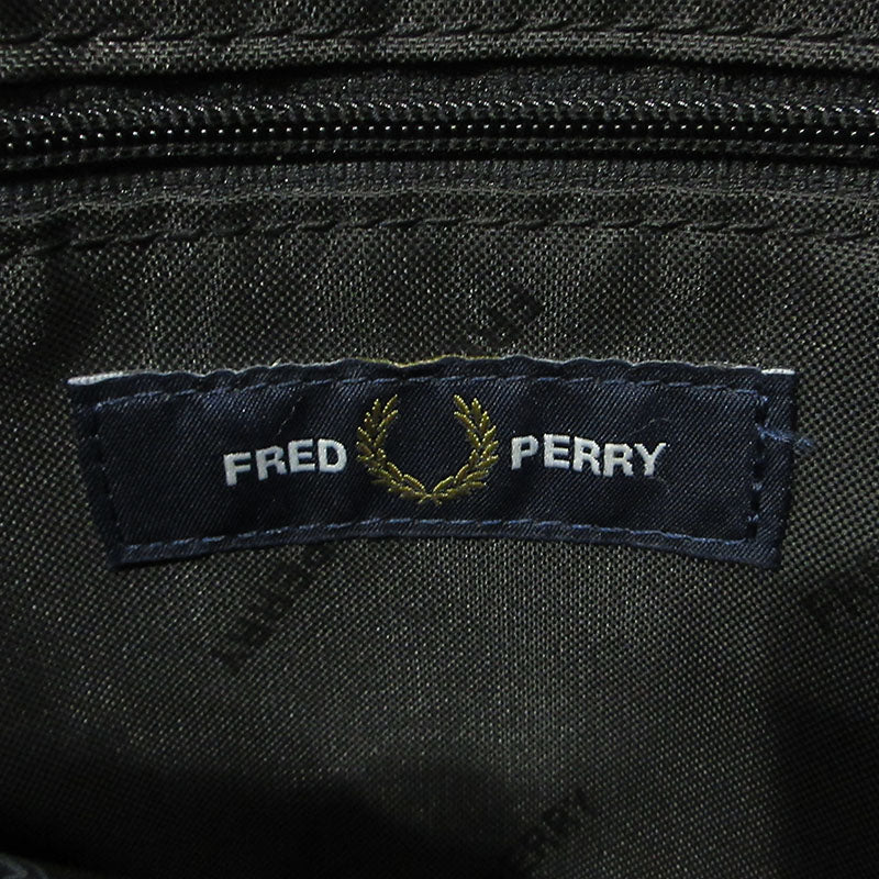 FRED PERRY | フレッドペリー ナイロンツインティップドスモールバッグ ショルダーバッグ ブラック【三重本店】