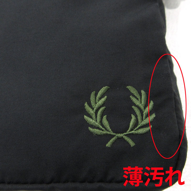 FRED PERRY | フレッドペリー ナイロンツインティップドスモールバッグ ショルダーバッグ ブラック【三重本店】