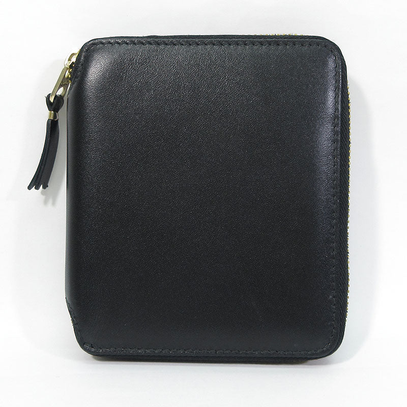 COMME des GARCONS | コムデギャルソン CLASSIC LEATHER LINE ラウンドファスナー 二つ折りレザーウォレット 二つ折り財布 8Z-D002-051-1-1(SA2100) ブラック【三重本店】