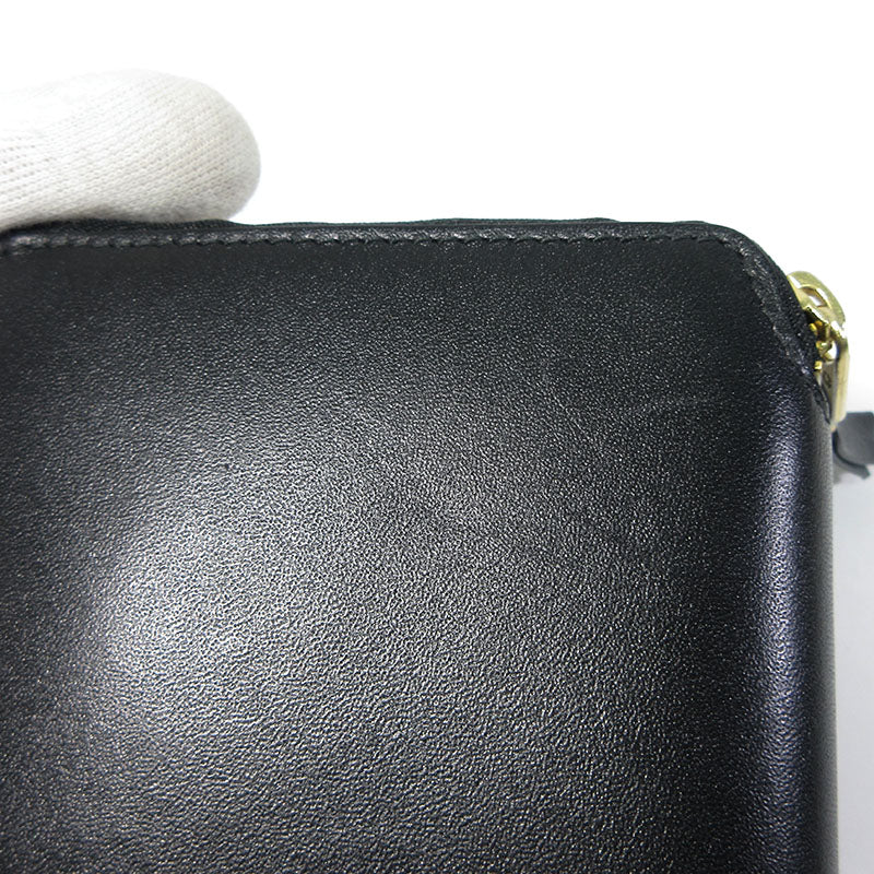 COMME des GARCONS | コムデギャルソン CLASSIC LEATHER LINE ラウンドファスナー 二つ折りレザーウォレット 二つ折り財布 8Z-D002-051-1-1(SA2100) ブラック【三重本店】