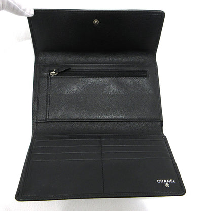 CHANEL | シャネル カメリア 三つ折り 長財布 ブラック【三重本店】