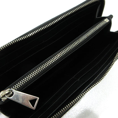 BOTTEGA VENETA | ボッテガヴェネタ 型押し ラウンドファスナー 長財布 593217 ブラック【三重本店】