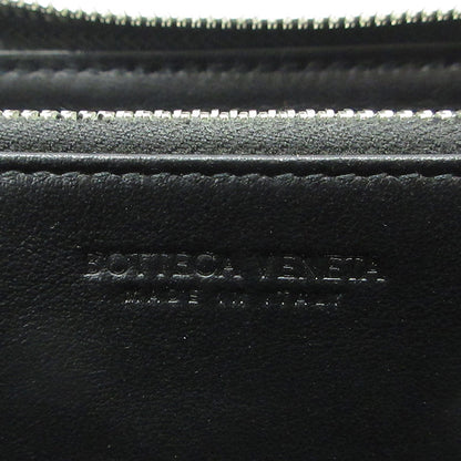 BOTTEGA VENETA | ボッテガヴェネタ 型押し ラウンドファスナー 長財布 593217 ブラック【三重本店】