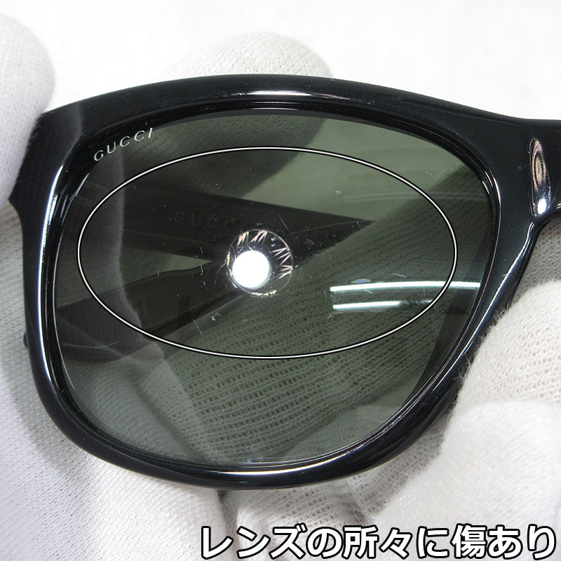 GUCCI | グッチ ウェリントンシェイプ サングラス グラデーションレンズ ウェブストライプ サイズ：57□16-140 サングラス GG3735/F/S IMXPT ブラックなど【三重本店】