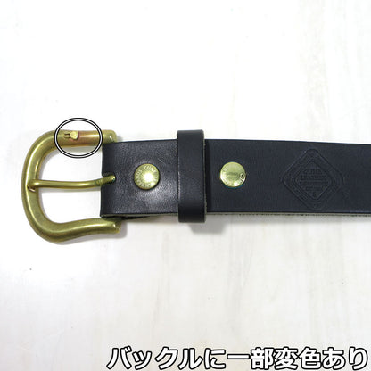 CUNE | キューン レザーベルト ウサギ ベルト ブラック×ゴールド系 サイズ：L【三重本店】