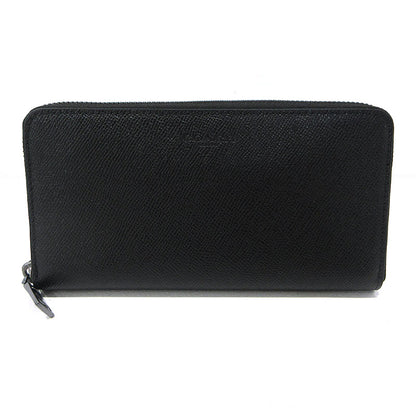 COACH | コーチ アコーディオンウォレット ラウンドファスナー 長財布 58107 ブラック【三重本店】