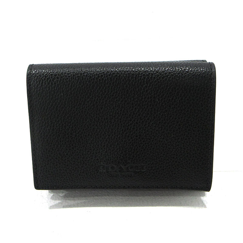 COACH | コーチ トライフォールド コインウォレット 三つ折り財布 CAK12 ブラック【三重本店】