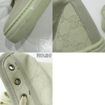 GUCCI | グッチ ハイカット スニーカー 426186 ベージュ 24.5cm【三重本店】
