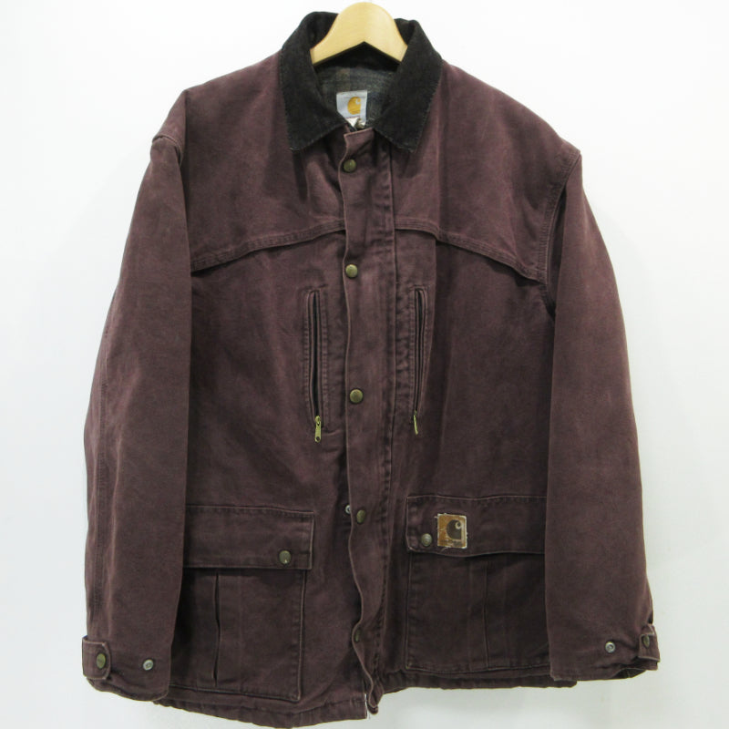 Carhartt | カーハート DUCK CANVAS BLANKET LINED JACKET その他アウター ボルドー バーガンディー サイズ：L【三重本店】