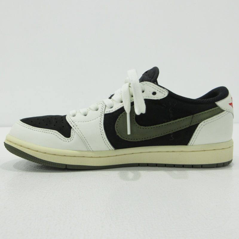 NIKE | ナイキ WMNS AIR JORDAN 1 LOW OG SP Travis Scott ウィメンズ エアジョーダン 1 ロー オリジナル トラヴィス スコット スニーカー DZ4137-106 オリーブ 24cm【三重本店】