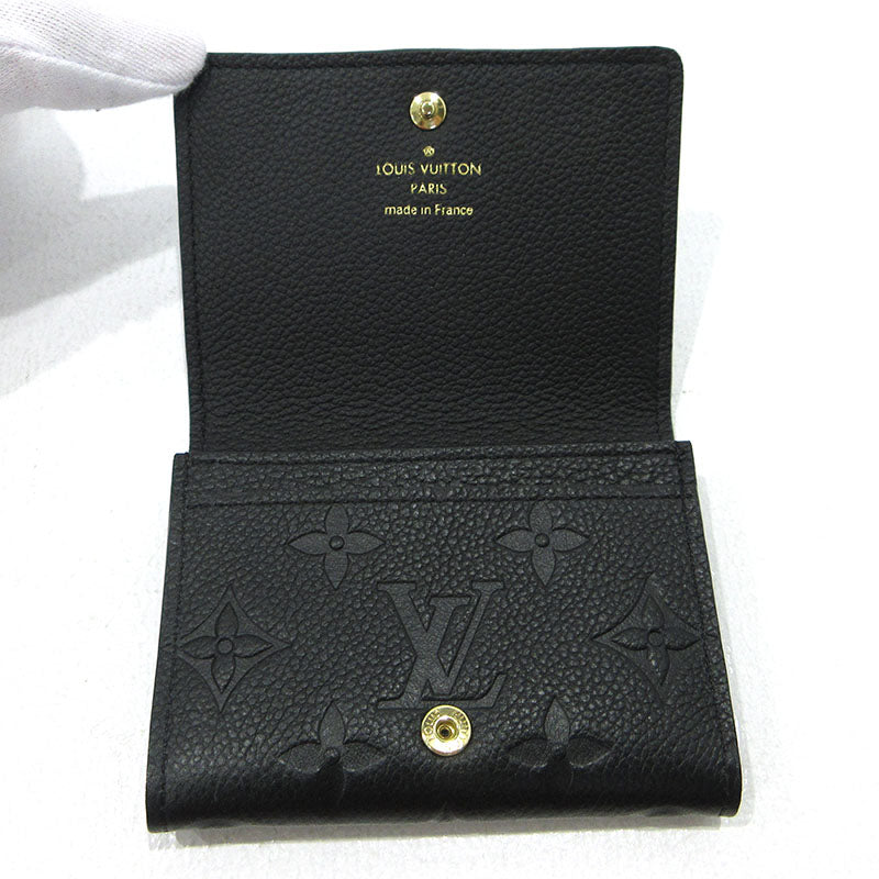 LOUIS VUITTON | ルイ・ヴィトン アンヴェロップカルトドゥヴィジット カードケース M58456 ブラック【三重本店】