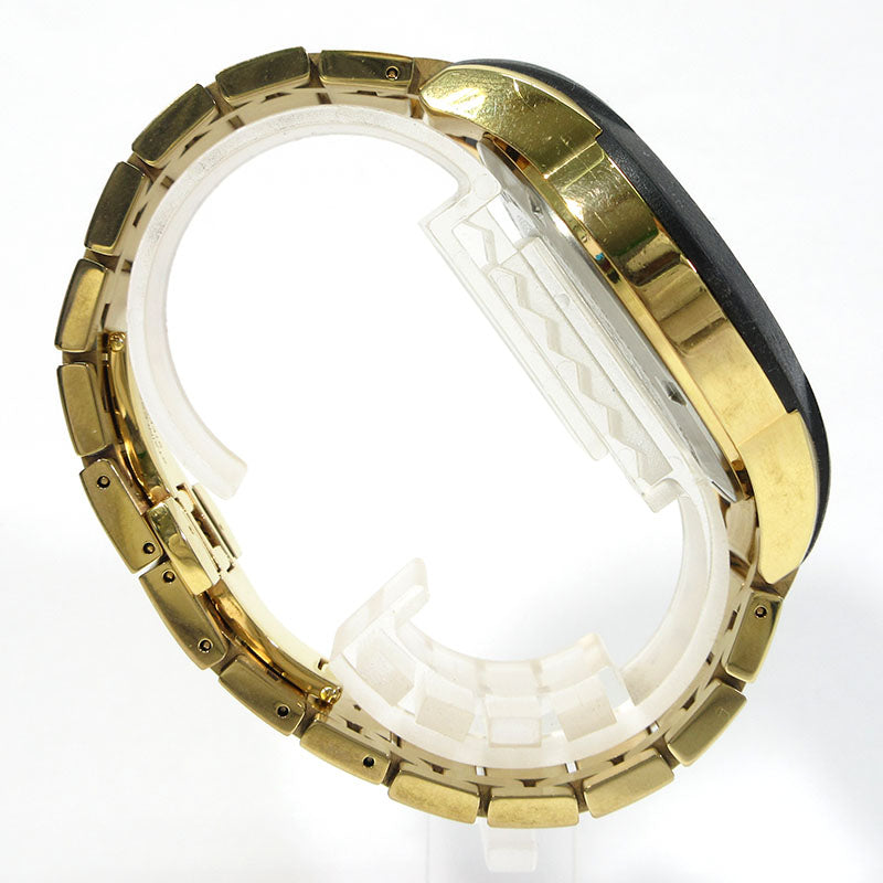 VERSACE | ヴェルサーチ VEM8 CHARACTER CHRONO キャラクタークロノ / メデューサ クロノグラフ 腕時計 多針アナログ表示 クオーツ ゴールド系×ブラック【三重本店】
