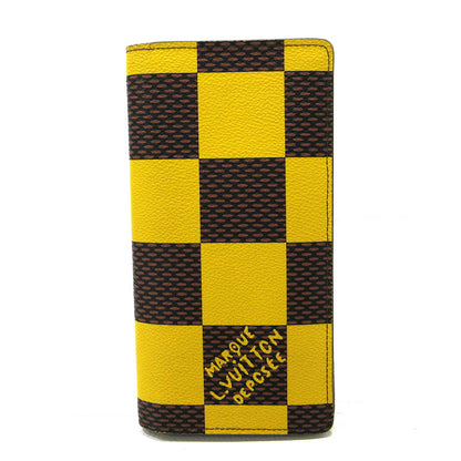 LOUIS VUITTON | ルイ・ヴィトン ポルトフォイユブラザNM 二つ折り 長財布 N40541 イエロー×ブラウン【三重本店】